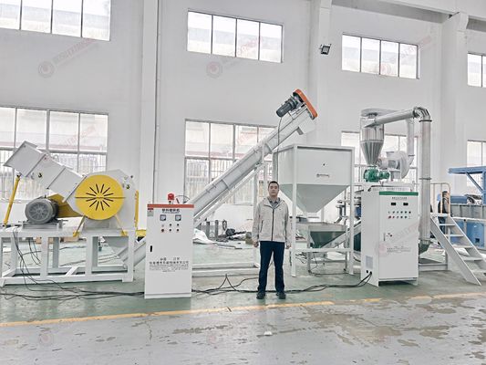 Automatic PVC Pulverizer Machine with Dual Cooling System for 1000kg/h Plastic Grinding