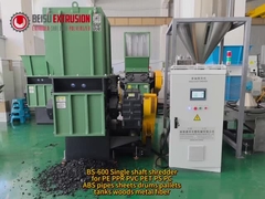 BEISU enkelastende versnipper voor PE PPR PVC SPC WPC PET PS PC ABS Pijpplaten drums pallets tanks woo