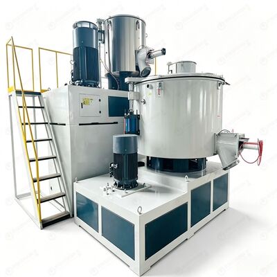1000Kg / h Plastic High Speed PVC Turbo Mixer Compounding Machine for Coating Drying Granulating
