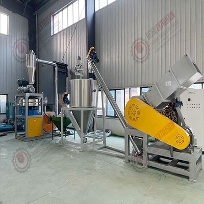 Automatische afvalmachine voor het breken van kunststof SPC PVC WPC Flooring Grinding Milling Manufacturer In US